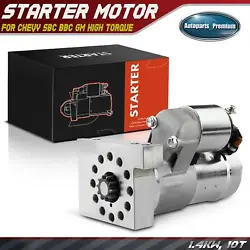 Blower Motor. Number of Teeth 10. Item Type: Starter. • Chevy V8 Small/Big Block, V6, A/T or M/T with 153 or 168...