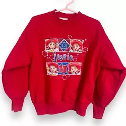 RARE Vintage 1999 Toy Story 2 Jessie Cowgirl Sweatshirt Crewneck USA Youth XS. Small pen mark on front below graphic....