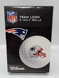 Wilson Ultra 1 Team Logo Golf Balls NFL New England Patriots Unused.  Box is open. Balls never used.