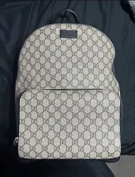 Gently used gucci backpack. Only been used couple of times. Great for traveling. I use it mainly for my labtop. I’m...