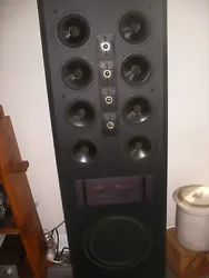 They sound amazing. They are 180LBS each. Very well made. They are very efficient. They are in perfect condition. Does...