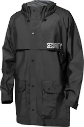 Rain coat features 100% waterproof materials. Drawstring spring-lock adjustable hood on the tactical rain jacket for...