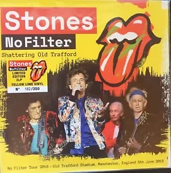 THE ROLLING STONES  SHATTERING OLD TRAFFORD  Manchester 2018 3 LP.