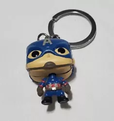 Captain America Funko Pop ! Marvel Pocket Pop Keychain Mystery Bobble-Head 1.5