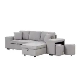 Comfy Design: This sectional sofa focuses on the details, from fabric to hardware parts and from selection of colors to...