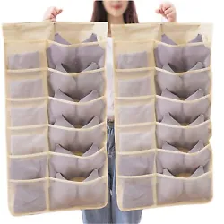 Versatile usage: you can hang this organizer in closet, laundry room, bedroom, storage room, dorm, travel RV etc. It...