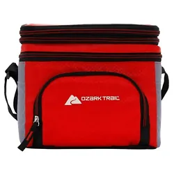 Keep your food and beverages cool with this handy Ozark Trail 6-can soft-sided cooler with a removable hardliner. The...