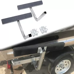 2 x Boat Trailer 2 Side Guide Bunk Board Guide On Carpeted Kit w/ Hardware. Type: Boat Trailer Guides. Make loading...