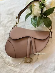 Super Gorgeous! This is the most popular size and color of Dior Saddle collection as seen on many popular influencers.