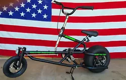 THE WORLDS FIRST DRAGSTER BICYCLE ! CUSTOM DESIGN AND BUILT BY JOHN BOHATA. THE ADULT SIZE IS SOLD OUT. WE HAVE 8...