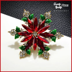 ☞ 1PC x Snowflake shaped brooch. ✔ Brooches are traditionally worn on the left side, so stick to the left in formal...