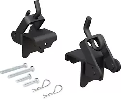 Includes two hookup brackets, bolts and pins. Perfect for use on trailers with LP tanks or other obstructions.