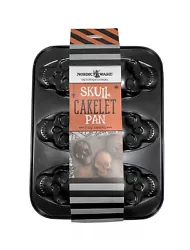 Nordic Ware Haunted Skull Cake Pan 3 Cup Capacity Rare Day Of The Dead Hl. Condition is New. Shipped with USPS Priority...