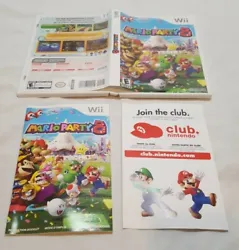 Mario Party 8 Case And Manual (Wii, 2007) *No Disc*. Condition is 