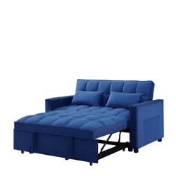 The strap assist to pull out and quickly complete the bed transformation. Seating Capacity: Loveseat,Sleeper Sofa....
