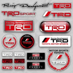 TRD Sport Sticker Total 17 Pattern. Give your car a shade style by adding the Nice Sticker to make your car stand out...