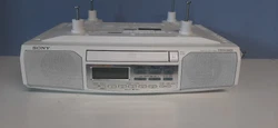 Sony Undercounter Mount Am/FM CD Player Model ICF-CD513. Tested and Working.