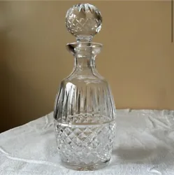 This beautiful Waterford Crystal Colleen Spirit Decanter with stopper is a must-have for any collector or barware...