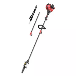 Troy-Bilt 25cc 8 in. Gas Pole Saw. 7 ft. extension pole with removable 26 in. section allows the user to reach up to 12...