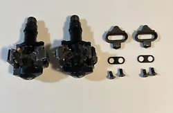 You are bidding on a pair of Shimano PD-M515 Black Clipless pedals and SM-SH51 cleats.Enhance your cycling experience...