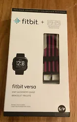 Fitbit Versa Small Knit Accessory Band Genuine Fitbit Brand PH5 Navy/Pink S. Brand new band, Band was taken out of box...