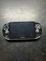 Sony PlayStation Vita PCH-1001 Black Handheld System. Console was tested and in working condition! Console only. No...