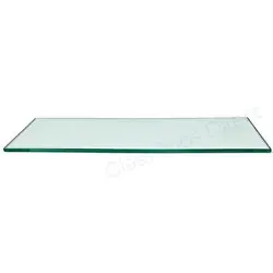 • Finest Quality Furniture Tempered Safety Glass. Rectangle Glass Only Sizes. • Edges and corners expertly polished...
