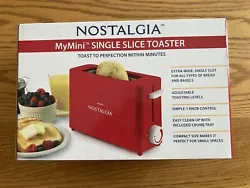 Brand new sealed MyMini Toaster Bright Red