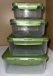 Keep your food fresh and organized with this 8 piece square storage container set from Lock & Lock. The set includes...