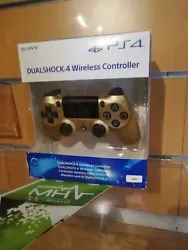 MANETTE DS4 GOLD POUR CONSOLE PLAYSTATION 4. (see pics).