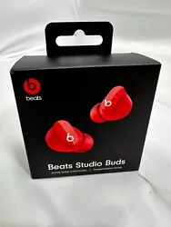 Beats by Dr. Dre Studio BudsTotally Wireless Red In Earbuds MJ503LL/A. An advanced digital processor then optimizes...