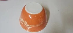 Vintage Pyrex Mixing Bowl 401 Autumn Harvest Wheat.