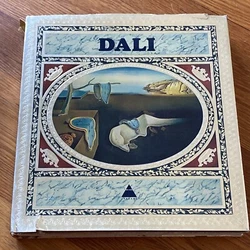 DALI 1968 Large Deluxe Salvador Dali Art Book Max Gerard Gold France HC/DJBook is in overall good condition. Pages are...