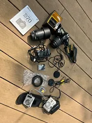 Camera lot Nikon D70 Plus 20-80 lens + Pentax Fujifilm.  Not up to selling individually.  D70 body with 20-80 lens;...