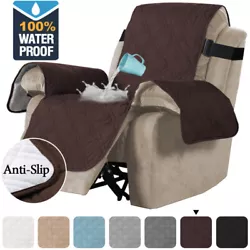 No matter how thick the back of the sofa you have, you only need to adjust the elastic belt. armchair recliner cover is...