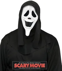 Ghost Face Spoof Mask Scary Movie Smiley Scream Easter Unlimited Rare Fun World.