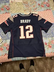 Tom Brady New England Patriots Game Jersey - Blue.