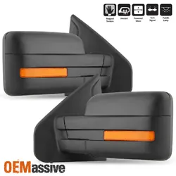 Compatible on Models w/ Power|Heated|Signal|Puddle Light Mirrors Only . This is a Pair of Heavy Duty Side Mirror in...