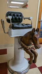 Two beautifully restored chairs, re upholstered by Imperial decorating and re chromed by B.A.R. plating the company...
