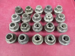 ALL IN GOOD USED CONDITION. YOU WILL NEED A 19MM SOCKET OR LUG WRENCH FOR THESE LUG NUTS.