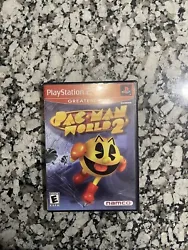 This is a Greatest Hits Sony PlayStation 2 game titled Pac-Man World 2. It comes complete in box (CIB) and has been...