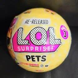 Re-released LOL Surprise! Pets 6 Surprises! See photos of item you are purchasing.