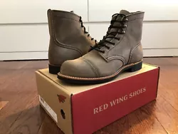 Red Wing Iron Ranger Style 8087 Slate Muleskinner Roughout Leather Boots. New unworn in original box and packaging....