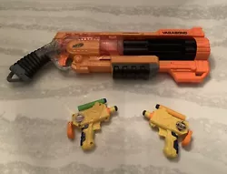 Nerf Doomlands Vagabond Dart Blaster - Revolving Shotgun Hasbro 2015 + Mini Guns. These guns are in amazing condition...
