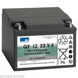 Batterie Gel Exide Sonnenschein GF 120 22YF 12v 24ah. Batterie GEL >Robuste, sûr, fiable. Nous expédierons votre...