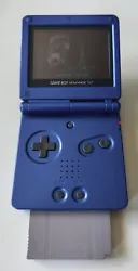 Nintendo Game Boy Advance SP Console Portable - Bleu, bon état, un chargeur, un jeu