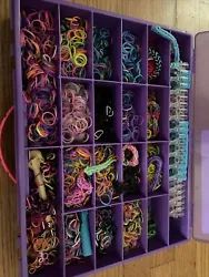 rainbow loom Bands And Case.