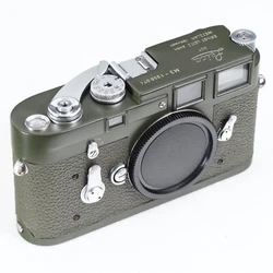 Leica M3 Safari/Olive Green. Up for sale is a customized 1962 Leica M3 that features an olive/safari green paint. The...