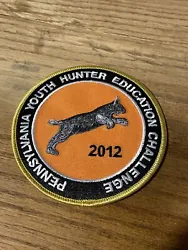 PA Youth Hunter Education Challenge Iron On 4”Patch Rare Hunting 2012 BobcatHard to find patch Iron on backgreat to...