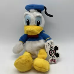 Mouseketoys 8” Donald Duck Bean Bag Toy Disney World Store NEW w/ Tags Plush.